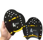 Palmar de Natação Hand Paddle DF4051-M Médio Preto Dafoca Sports