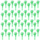 Palmas de Mão ZCYSRLQIN 48 unidades Verde Limão 19 cm Plástico