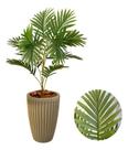 Palmeira Artificial com Vaso Polietileno Cone Decoração Casa Palmeira Artificial com Vaso Polietileno Cone Decoração Casa