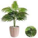 Palmeira Artificial Com Vaso Polietileno Decora Casa Mesa