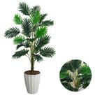 Palmeira Artificial Grande Com Vaso Facetado Decorativo Casa