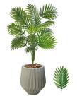 Palmeira Artificial Planta Com Vaso Origami Polietileno