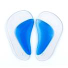 Palmilha gel silicone unissex massageadora curva do pé