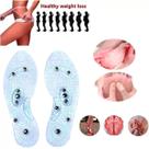 Palmilha Silicone Magnética Gel Ajustável Massagem Acupuntura Reflexologia Circulação