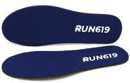 Palmilhas de sapato Run 619 Zero Drop Firm Flat para homens de 9 a 10 e mulheres de 10 a 11