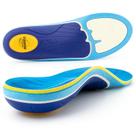 Palmilhas esportivas PCSsole para alívio da fascite plantar, arco alto