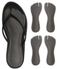 Palmilhas flip-flop BTXYM Pigskin, suporte antiderrapante para arco