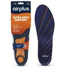 Palmilhas masculinas Airplus Ultra Arch 7-13, almofada de salto em gel