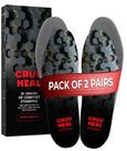 Palmilhas ortopédicas Work Comfort CRUVHEAL, 2 pares para homens/mulheres