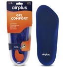 Palmilhas para sapatos Airplus Gel Orthotic 3/4 de comprimento Comfort Men