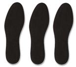 Palmilhas pedag Summer Terry Cotton Sockless 3 pares pretas Palmilhas pedag Summer Terry Cotton Sockless 3 pares pretas