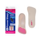 Palmilhas PowerStep Slenderfit 3/4 de comprimento cáqui femininas 6,5-7,5