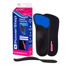 Palmilhas PowerStep Slenderfit 3/4 de comprimento femininas pretas 9,5-10
