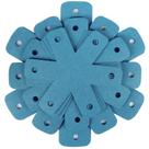 Pan Pot Protectors BYKITCHEN, conjunto de 12 feltros de poliéster ciano
