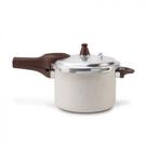 Pan pressao ceramic life pressure com indução 4,2l vanila brinox