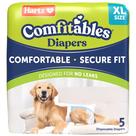 Pañales Desechables para Perros Hartz Comfitables Talla XL, Paquete de 5 Pañales Desechables para Perros Hartz Comfitables Talla XL, Paquete de 5