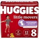 Pañales HUGGIES Little Movers Talle 8, 12 unidades, más de 21 kg Pañales HUGGIES Little Movers Talle 8, 12 unidades, más de 21 kg