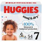 Pañales HUGGIES Snug & Dry Talla 7, 54 Unidades, Más de 18.6 kg