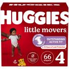 Pañales para Bebé HUGGIES Little Movers Talla 4 Paquete con 66 Unidades