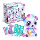 Panda De Pelúcia Para Pintar E Lavar Airbrush Plush Fun