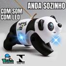 Panda Robô com Luzes LED, Som e Movimento Automático