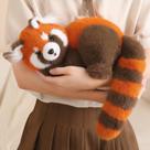 Panda vermelho pesado Ditucu, 0,36 kg, 30 cm, pelúcia