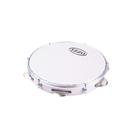 Pandeiro 10” ABS Izzo Branco com Pele Metalizada Pandeiro 10” ABS Izzo Branco com Pele Metalizada