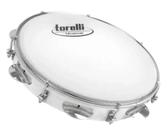 Pandeiro 10'' injetado azul pele leitosa torelli