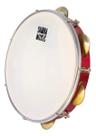 Pandeiro 10 Polegadas Phx Vermelho Pele Leitosa Pagode Samba