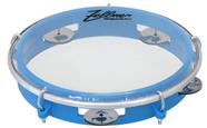 Pandeiro 8 Polegadas Pele Transparente Abs Zellmer Azul Azul