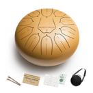 Pandeiro de Língua em Aço Panda Drum Plus com Acessórios 11 polegadas Pandeiro de Língua em Aço Panda Drum Plus com Acessórios 11 polegadas