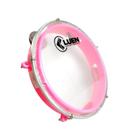 Pandeiro Infantil rosa 8 Polegadas LUEN Reforçado 40084RS