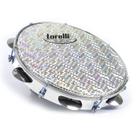 Pandeiro Injetado 10 Pele Holográfica Torelli TP 308 Branco
