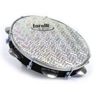Pandeiro Injetado 10 Pele Holográfica Torelli TP 308 Preto