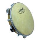 Pandeiro injetado torelli 10" pele animal- natural