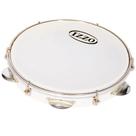 Pandeiro izzo 10 pol abs branco com pele leitosa Pandeiro izzo 10 pol abs branco com pele leitosa