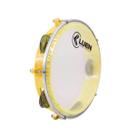 Pandeiro Luen 8 Junior Pele Cristal ABS Platinelas de Inox