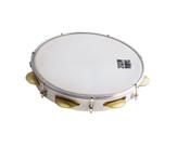 Pandeiro phx 10 mad. pvc branco 7 af.c/ pele leitosa