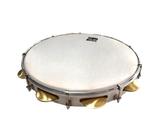 Pandeiro phx mad pvc 12 branco 9 af.c/ pele leitosa Pandeiro phx mad pvc 12 branco 9 af.c/ pele leitosa