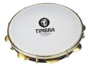 Pandeiro proficional timbra 11 pol formica freijo pele prismatica c/capa 8291f