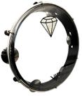 Pandeiro Profissional Vip 10 Cristal Diamante Holografico Pr