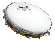 Pandeiro Torelli Natural Injetado Em Abs Pele Nailon Tp309