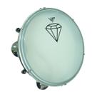 Pandeiro Vip 10 Pele Leitosa Diamante Abs Platinelas Inox br