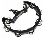 Pandeirola Meia Lua c/ Clamp - Preta- Torelli - TP323PR