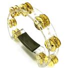 Pandeirola torelli policarbonato meia lua cristal platinelas banho dourado tp329 Pandeirola torelli policarbonato meia lua cristal platinelas banho dourado tp329