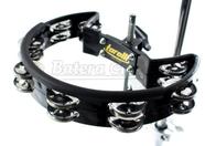 Pandeirola Torelli TP323 Meia Lua Black com presilha para fixar em ferragens