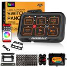 Panel de Interruptores Auxbeam AR-600 Bluetooth RGB de 6 Canales 12-24V Panel de Interruptores Auxbeam AR-600 Bluetooth RGB de 6 Canales 12-24V