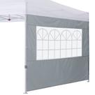 Panel lateral COOSHADE SunWall para carpa plegable 10x10 gris
