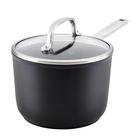 Panela antiaderente de indução anodizada rígida KitchenAid 2L com tampa