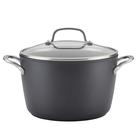 Panela antiaderente de indução anodizada rígida KitchenAid 8L